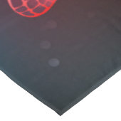 赤い白熱［赤熱］光を放つトンボ テーブルクロス (アングル)