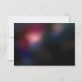 赤い白熱［赤熱］光を放つトンボ ノートカード (裏面)