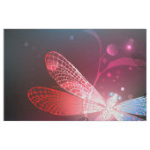 赤い白熱［赤熱］光を放つトンボ ファブリック (ファットクウォーター)