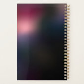 赤い白熱［赤熱］光を放つトンボ プランナー手帳 (裏面)