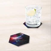 赤い白熱［赤熱］光を放つトンボ ペーパーコースター (インサイチュ)