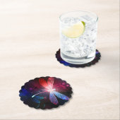 赤い白熱［赤熱］光を放つトンボ ペーパーコースター (インサイチュ)