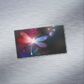 赤い白熱［赤熱］光を放つトンボ マグネット名刺 (インサイチュ)