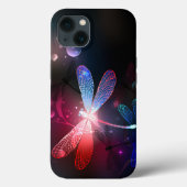 赤い白熱［赤熱］光を放つトンボ Case-Mate iPhoneケース (裏面)