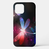 赤い白熱［赤熱］光を放つトンボ Case-Mate iPhoneケース (裏面)