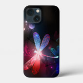 赤い白熱［赤熱］光を放つトンボ Case-Mate iPhoneケース (裏面)