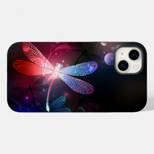 赤い白熱［赤熱］光を放つトンボ Case-Mate iPhone 14 PLUSケース