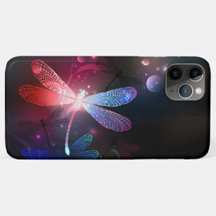 赤い白熱［赤熱］光を放つトンボ iPhone 11 PRO MAXケース