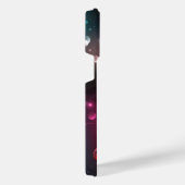 赤い白熱［赤熱］光を放つトンボ iPhoneケース (右側面)