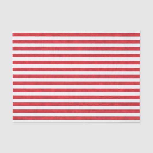 赤い白粗かったストライプのかわいらしいクリスマス 薄葉紙 (正面)