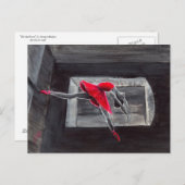 赤い白鳥 ポストカード (正面/裏面)