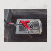 赤い白鳥 ポストカード (正面)