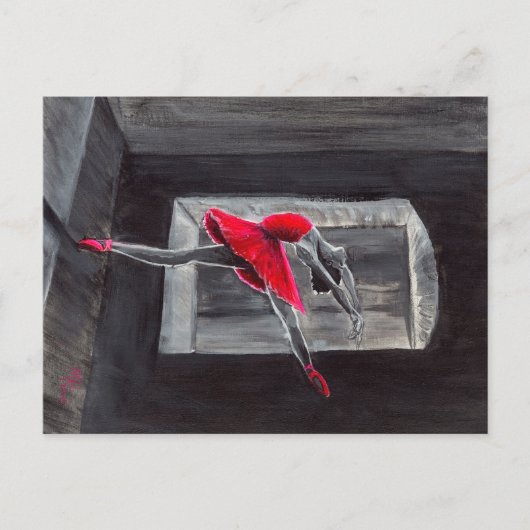 赤い白鳥 ポストカード (正面)