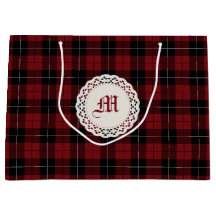 赤い白黒の格子縞