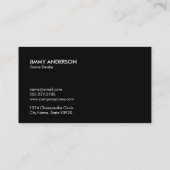 赤い白黒三角形 名刺 (裏面)