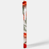 赤い白3-DルックポピーANEMONE花 Case-Mate iPhoneケース (裏面 / 左)