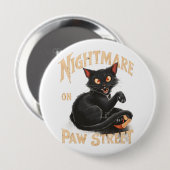 赤い目と怖い影 缶バッジ (正面&裏面)