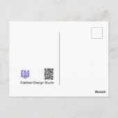 赤い目のガウディナイトフロッグありがとうポストカード ポストカード (裏面)