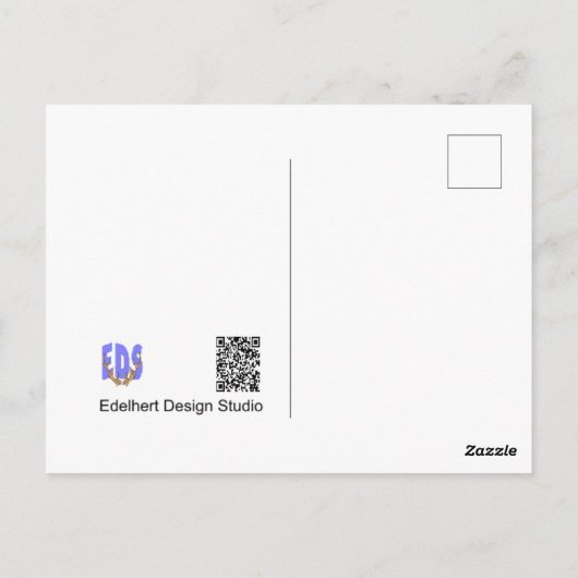 赤い目のガウディナイトフロッグありがとうポストカード ポストカード (裏面)