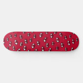 赤い目のパターン – ホラーゴシック様式の美学 スケートボード (横)