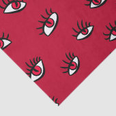 赤い目のパターン – ホラーゴシック様式の美学 薄葉紙 (詳細)