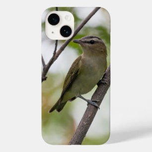 赤い目のヴィレオ緑の鳥の写真 Case-Mate iPhone 14ケース