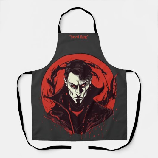 赤い目の恐怖 エプロン (正面)