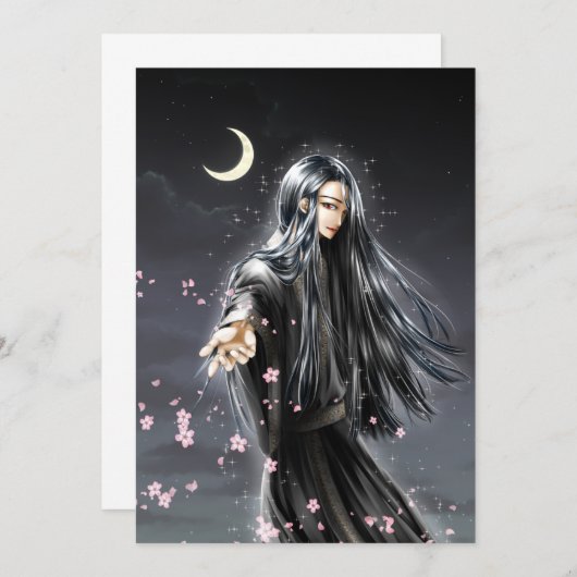 赤い目の男 招待状 (正面/裏面)