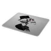 赤い目の骨組 カッティングボード (角)