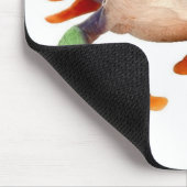 赤い目を持つ緑カエル マウスパッド (コーナー)