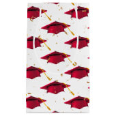 赤い目盛りキャップ付き紙吹雪 スモールペーパーバッグ (正面)