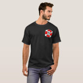 赤い真珠のオフィスの衣服の海賊 Tシャツ (正面フル)