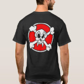 赤い真珠- greeter 01の海賊 tシャツ (裏面)