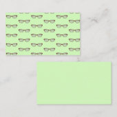 赤い眼鏡 名刺 (正面/裏面)