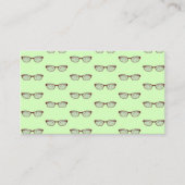 赤い眼鏡 名刺 (正面)