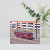 赤い矢印ラインブリルカー#76はがき ポストカード (スタンド正面)