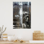 赤い矢印 ポスター (キッチン)