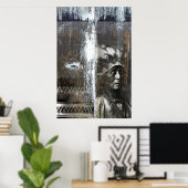 赤い矢印 ポスター (ホームオフィス)