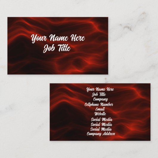 赤い知恵 名刺 (正面/裏面)