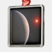 赤い矮星を周回するロッキー系外惑星Gj 486 B メタルオーナメント (左)