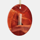 赤い石のカモシカ渓谷のアリゾナの日光光線 セラミックオーナメント (右)