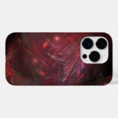 赤い石のクリスタル抽象アート Case-Mate iPhoneケース (裏面 (横))