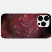 赤い石のクリスタル抽象アート Case-Mate iPhoneケース (裏面 (横))