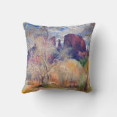 赤い石の交差 クッション (裏面)