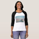 赤い石の眺めのティーが付いているバイク Tシャツ (正面フル)