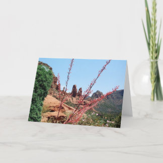 赤い石ブランクカードのミステリー カード