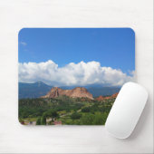 赤い石山のマウスパッド マウスパッド (マウス)