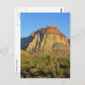 赤い石、ラスベガスの景色の郵便はがき ポストカード (正面/裏面)