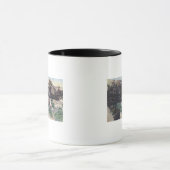 赤い砂漠、WY – 野生のパロミノのタリオンを捕獲 マグカップ (中央)