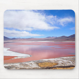 赤い礁湖、ボリビアのmousepadのラグナColorada マウスパッド